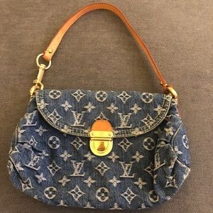 Louis Vuitton Mini Monogram Denim Shoulder Bag